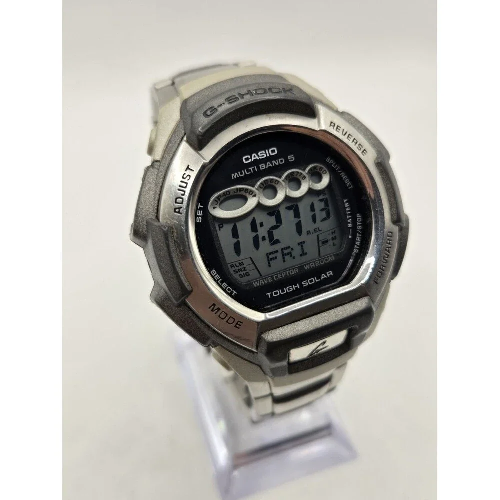 CASIO G-SHOCK GW-810D  MULTI-BAND 5 SOLAR TOUGH STAINLESS MEN'S WATCH. Excl. Con